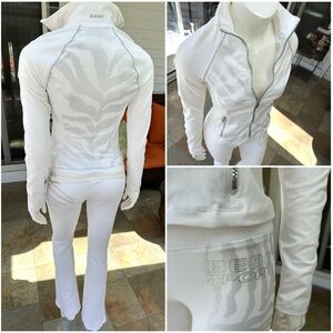 Bebe Sport 2pc Tracksuit, XS Pants/Medium Jacket